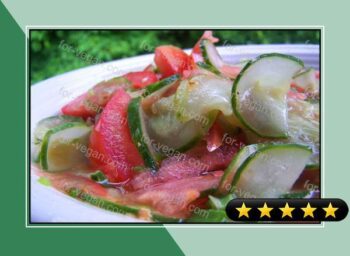 Bev's Marinated Cucumber Salad recipe