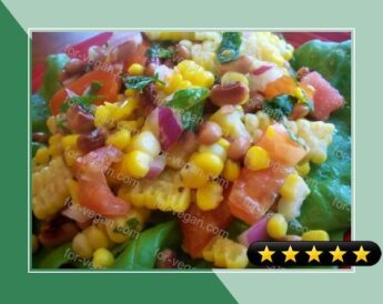 Pinto Bean, Fresh Corn and Tomato Salad recipe