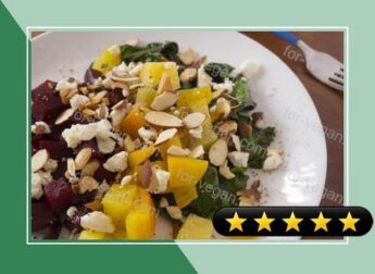 Warm Beets & Greens Salad recipe