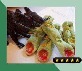 Witch's Hairy Finger Breadsticks recipe