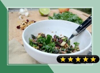Protein Packed Massaged Kale Salad recipe