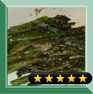 Broiled Asparagus with Lemon Tarragon Dressing recipe