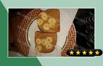 Toast with Peanut Butter and Banana recipe