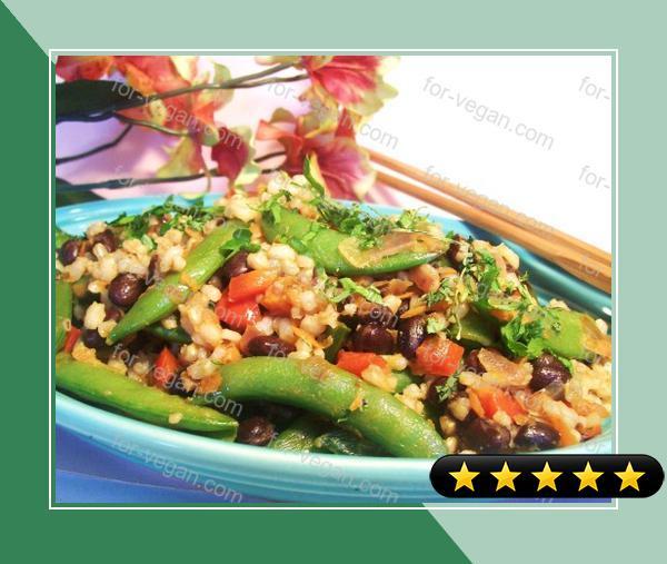 Rice and Colorful Vegetables recipe