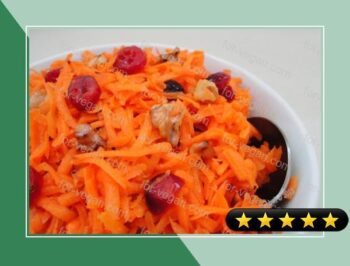 Carrot, Cranberry and Walnut Salad recipe