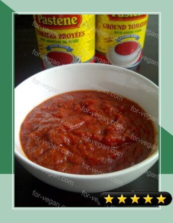 Pastene 5-Minute Marinara (with 5-Second Option for Pizza Sauce) recipe
