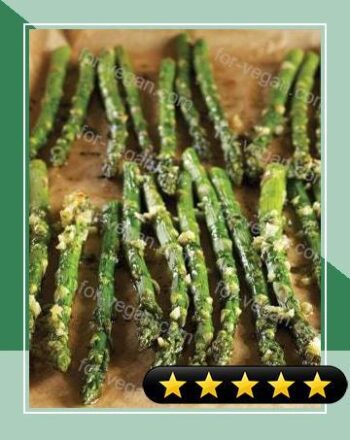 Roasted-Garlic Asparagus recipe