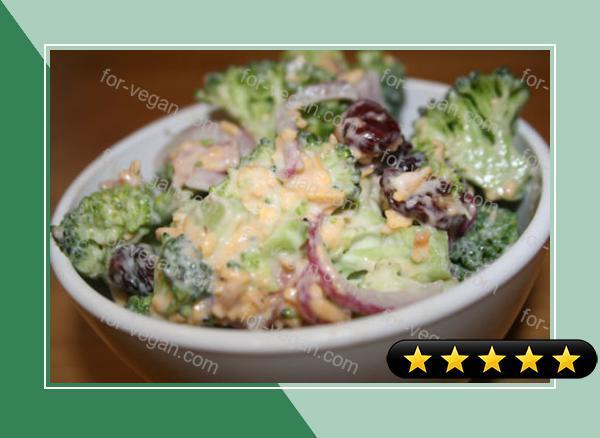 Broccoli With Cranberries Salad recipe
