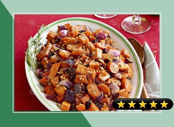 Maple-Roasted Sweet Potatoes and Carrots recipe