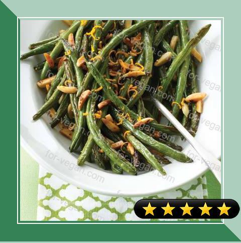 Roasted Green Beans & Almonds recipe