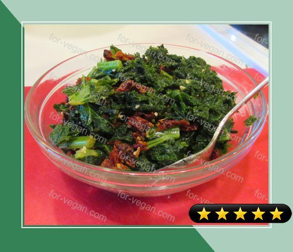Kale With Garlic N Tomatoes recipe