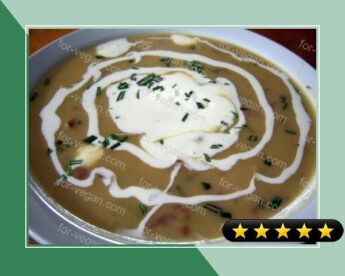 Potato, Leek, and Roasted Garlic Soup recipe