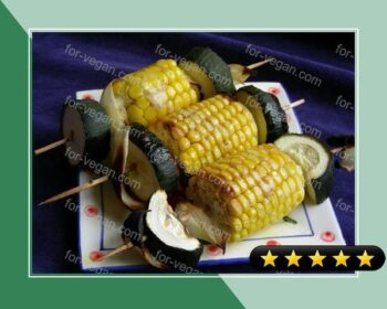Grilled Fresh Summer Corn Kabobs recipe