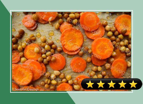 Maple Carrots and Chickpeas recipe