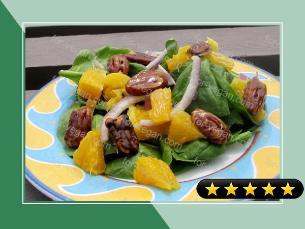 Winter Orange Salad With Pecan Croutons recipe