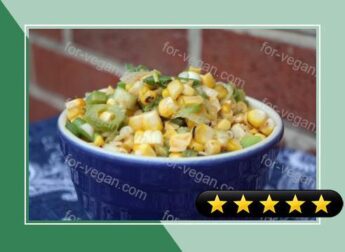 Grilled Corn & Pepper Salad recipe