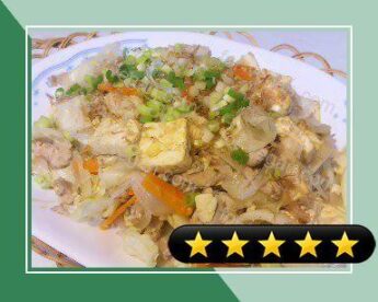 Okinawan Stir Fry: Tofu Chanpuruu recipe