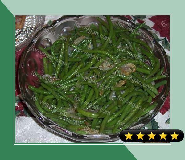 Green Beans and Shallots recipe