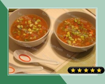 Vegetarian Manchow Soup recipe