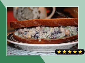 Cranberry Walnut Chickpea Salad Sandwich recipe