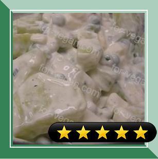 Cucumber Pea Salad recipe