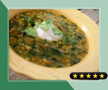 Curried Lentil and Spinach Soup recipe