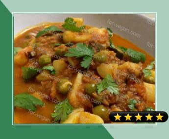 Aloo Matar / Potato & Green Pea Curry recipe