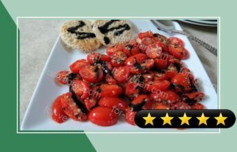 Oven Roasted Tomatoes with Balsamic Glaze recipe