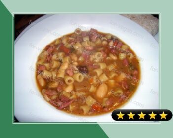 Mix and Match Pasta and Bean Soup recipe