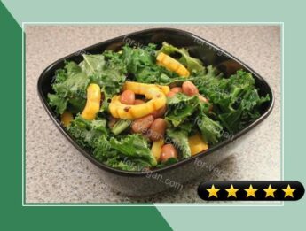 Delicata Squash Salad With Kale and Cranberry Beans recipe