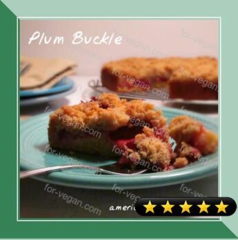 Plum Buckle (Vegan) recipe