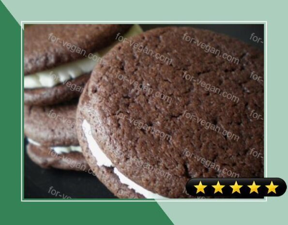 Vegan "fauxreo" Chocolate Sandwich Cookies recipe