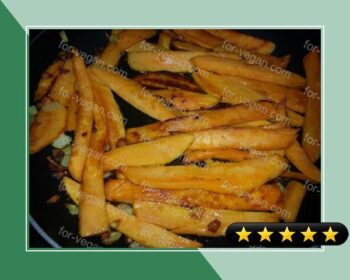 Pan Fried Sweet Potatoes recipe