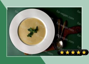 Green Garlic, Potato and Leek Soup recipe