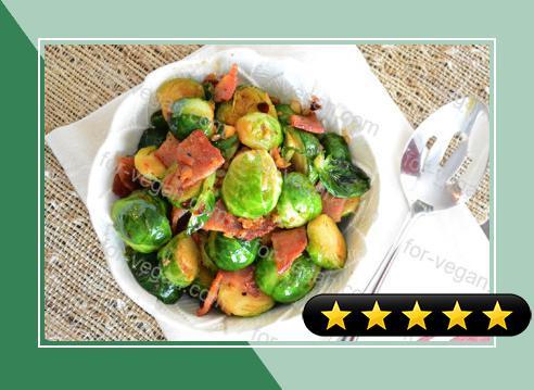 Sweet and Spicy Brussels Sprouts recipe