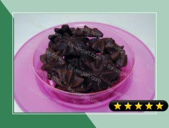 Deep Dark Chocolate Chestnut Cookies, Gluten and Dairy Free recipe