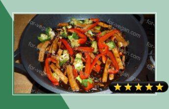 Vegan/Vegetarian Pf Chang's Mongolian Beef (Tofu) recipe