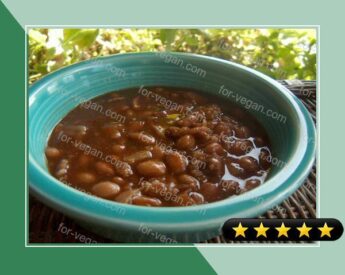 --V's Kicked up Baked Beans (Slow Cooker) recipe