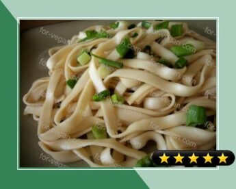 Szechwan Noodles With Green Onions recipe