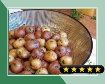 Quick and Easy Thyme Baby Potatoes recipe