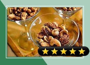 Spicy Coated Nuts recipe