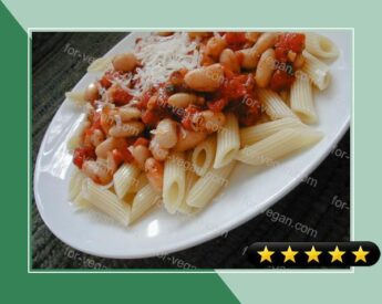Pasta and White Beans in Light Tomato Sauce recipe