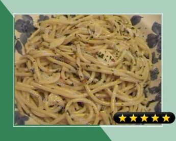 Pepperoncini (Oil and Garlic Spaghetti) recipe