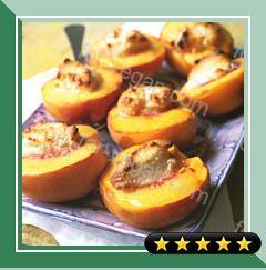 Baked Peaches with Almond Paste recipe