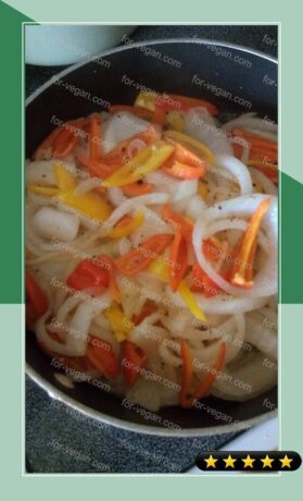 Sauteed onions and peppers recipe