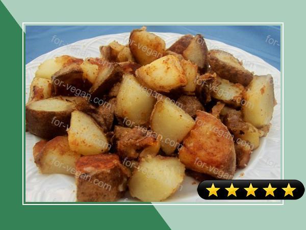 Fast Microwaved Pan Fried Potatoes recipe