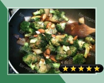 A Superfood Stir-fry Broccoli and Almonds by YTC recipe