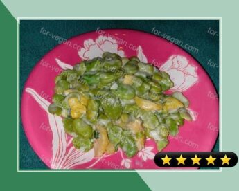 Pasta With Fava Beans and Lemon Sauce recipe