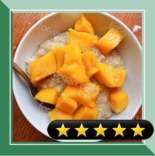 Mango with Sticky Coconut Rice (Kao Niaw) recipe