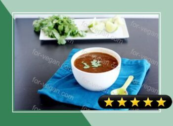 Southwestern Spicy Black Bean Soup recipe